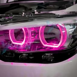 Yellow LED Angel Eyes DRL Chips Board For 2015-2019 BMW 1 Series F20 F21 LCI LED Headlight Daytime Running Light Amber Blue Red