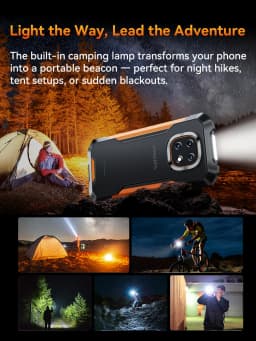 PHILIPS S8320 Rugged Smartphone 12(6+6)GB 128GB Dual Sim 6.745" 120Hz 48MP 10200mAh NFC Waterproof Camping Lamp Unlock