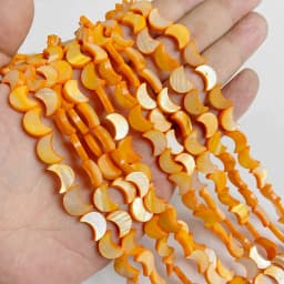 Oval Colorful Shell Beads Rice Shape Natural Mother of Pearl Shell Spacer Beads for Jewelry Making DIY Craft Accessories 15"