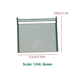Miniature Fence Model 10Pcs Barriers Net for DIY Diorama Train Layout Realistic Railway Decoration Accessories
