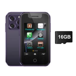 SERVO Mini 2.4" Touch Screen 2G Unlocked Cellphone Bluetooth Call Dual SIM FM Radio Torch Voice Recorder Portable Mobile Phone