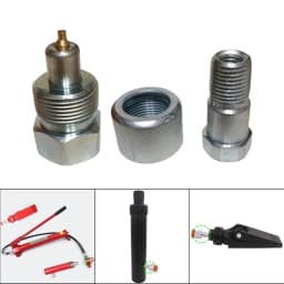 Hydraulic Jack Coupler Adapter High Hardness Connect Fitting Hydraulic Coupling Connector