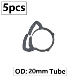 5pcs 16/20/25mm PE Pipe Barb Connector Straight Tee Elbow Plug Garden Water Hose Reducing Splitter Joint Drip Irrigation System