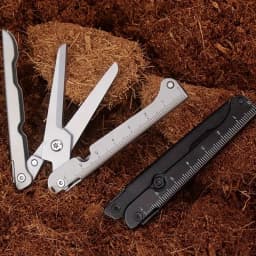 Portable Multifunctional Folding Scissors, Stainless Steel Outdoor Survival Tool for Camping Fishing Hunting
