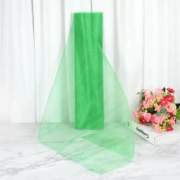10M Organza Fabric Crystal Shining Tulle Roll for Wedding Decoration Romantic Organza Wedding Party DIY Fabric Accessories
