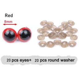 100/500 Pcs Black Safe Plastic Eyes Doll Eyes for DIY Dolls Making Toys Bear Eye Amigurumi Doll Accessories