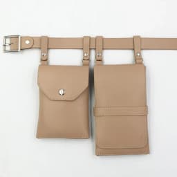2 Piece Women's Belt Bag Luxury Designer Tactical Waist Bags Female Leather Flap Fanny Pack Shoulder Crossbody Chest Bag Purse