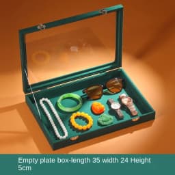 Jewelry Box Storage High-grade Exquisite Jewelry Box Bracelet String Necklace Box Ring Earrings Earrings Box Large Capacity