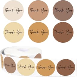 500pcs Round Thank You Stickers for Envelope Seal Labels Gift Packaging decor Birthday Party Scrapbooking Stationery Sticker