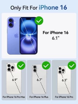 USB-C Battery Case for iPhone 16/16 Pro/16 Pro Max/16 Plus Portable Wireless Charging Cover Power Bank Extended Battery Pack