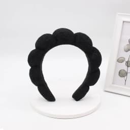 Women Girls Sponge Co Spa Makeup Bubble Terry Cloth Headband Puffy Retro Hair Bands Soft Hairband Headwear