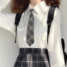 Brown retro tie women's fruit green coffee handmade casual shirt candy colored trendy versatile tie
