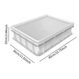 Dough Proofing Box Multipurpose Baking Tool with Lid Pizza Dough Containers for Household Restaurant Refrigerator Pies Bread