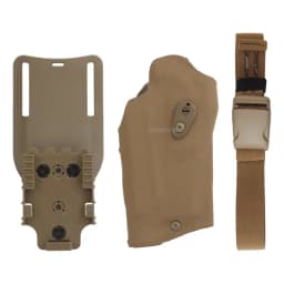 Tactical Pistol Holster for P320 Compatible X300 Flashlight Right Hand Hunting Shooting Drop Leg Holsters with Thigh Strap
