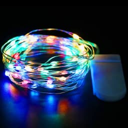 1m 2m 4m LED String Light Waterproof Led Copper Wire Fairy Lights Battery Powered DIY Wedding Party Christmas Decoration Garland