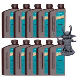 SUNLU 10KG ABS-Like/ Standard / Water-Wash/PA-Like/ 14K High Precision Resin 405nm Rapid UV-Curing Photopolymer Resin 1KG/Bottle