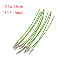 10pcs Multi Color stainless steel wire cable rope EDC luggage screw lock ring key keyring loop circle hang keychain chain tag