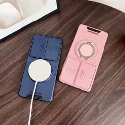 Slide Camera Protection Magnetic Kickstand Case Samsung S26 S25 Edge S24 S23 Plus S21 S22 Ultra FE A56 A36 A26 A16 5G A35 Cover