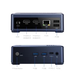 SZBOX Z35 Mini PC AMD Ryzen 5 3500U 3250U 3450U 3700U Single Channel DDR4 Single M.2 SSD Windows 11 Pro Mini Computer