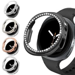 Cute Diamond Hollow PC Case For Samsung Galaxy Watch 9 40mm 44mm Protective For Galaxy Watch 8 44mm Cover Accessories No Glass