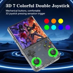R36 Ultra Console Portable Retro Game 4‘’ IPS Screen Handheld Game Players Emulator Pocket Video Player 64G/128G