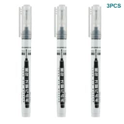 1/3PCS 20mm Long Head Marker Pens Large Capacity Deep Waterproof Four Color Marker Oily Marking Pen Metal Woodworking Tools