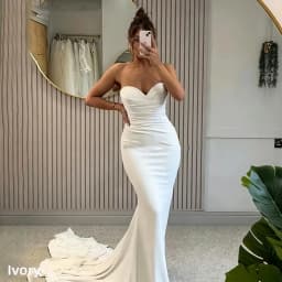 DREAM Customized Elegant Long Wedding Dresses Sweetheart Backless Floor-Length Mermaid Bridal Gown Women Vestidos De Novias 2026