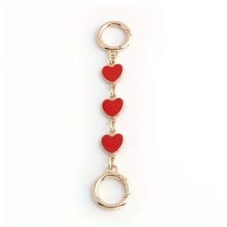 1PC Moon Shape Wallet Shoulder Bag Extension Chain with Alloy Spring Door Knocker for Underarm Bag Replacement Accessories