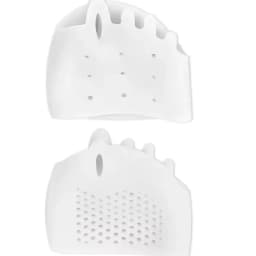 1 Pair of Gel Toe Protectors for the Forefoot, Featuring Breathable Honeycomb Design, Soft Silicone Socks, Specially Designed for Comfort, Suitable for Both Men and Women.