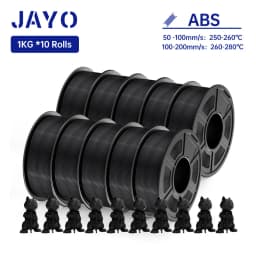 JAYO ASA / ABS Filament 1.75mm 1KG/Roll Low Temteratue Easy ABS 3D Printer Filament High Toughness 3D Printer Filament
