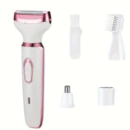 HOMEFISH 4 in 1 Electric Razor for Shaver Lady Shaver Body for Armpit Bikini Arm Leg Face Mustache Portable Painless
