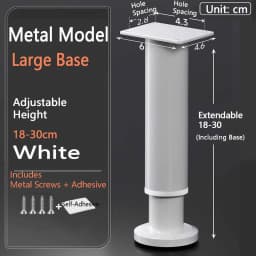 Adjustable Height Furniture Support Legs Load-Bearing Replacement Legs Bed Beam Support Leg Heavy-Duty DIY Accessories