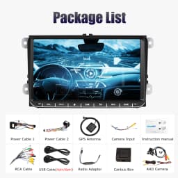 7/9" Android 15 Car Radio Wireless CarPlay Car Media Video RDS Airplay Android Auto Stereo Audio For VW/Seat/Skoda/Passat/Golf/