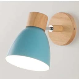 Minimalist Macaroon 6 Color Steering Head E27 Nordic Wall Lights Bedside Wall Sconce Modern Wall Light for Bedroom Nordic