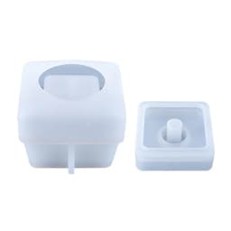 Aromatherapy Bottle Silicone Mold Lotion Dispenser Pump Bottle Resin Mold Large Jar Pump Straw Aroma Core for DIY Craft