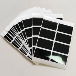 20x10mm or 35x20mm Black Vinyl Security Seal VOID Left If Removed Tamper Evident Removal Proof Package Safety Protection Sticker