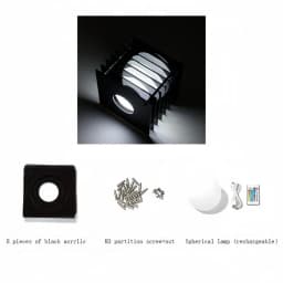 DIY Acrylic Thousand Layer Lamp Moon Lamp Desktop Decoration Suspended Atmosphere Light Room Props Home Decor Night Light Gifts