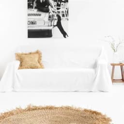 Premium Quality Sofa Slipcover, 100% Linen Sofa Cover ,Soft Couch Chair Cover for Living Room Bedroom LOVESEAT Home Textile
