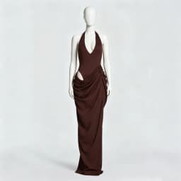 Townlike Patchwork Pleated Maxi Long Dress Women Halter 2026 Summer Dress V Neck Evening Nightclub Sexy Party Dresses