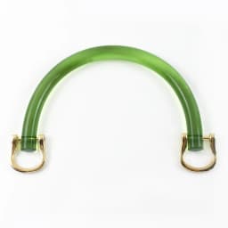 1/2/4Pcs U-shaped Acrylic Transparent Bag Handle Plastic Purse Frame Kiss Clasp Women Handbag Woven-bag Replace Bags Accessories