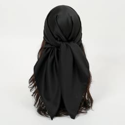 Plain Silk 90 Square Scarf Satin Headband For Muslim Woman Printed Hijabs Wraps Fashion Headscarf Casual Turban Female Bandbana