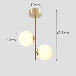 TINLAIBOR Simplicity Acrylic White Ball Ceiling Light G9 Bulbs Aisle Corridor Porch Bedroom Cloakroom Art Ceiling Lamp