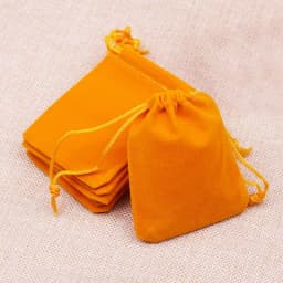10pcs 2 Sizes Packing Drawstring Velvet Pouch Sachet Gift Bag For Jewelry Wedding Things Party Bead Container Storage Wholesale
