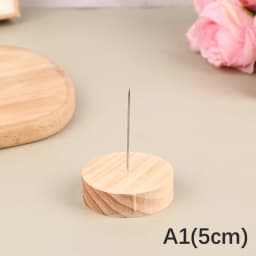【X】Wooden Figure Animal Action Suppprt Base Display Stand Holder Crochet Stands Rack Support Storage Base