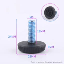 M6 M8 M10 Adjustable Leveling Chair Leg Feet Furniture Mat Screw-in Base Sofa Bed Cabinet Table Floor Protector Anti-slip Pad
