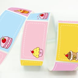 250pcs/roll Cartoon Name Stickers for Kids School Kitchen Sticker Refrigerator Food Storage Label Sticker Stationery Handwritten