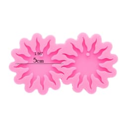 Handmade Earrings Silicone Mold UV Crystal Resin Epoxy Mold DIY Art Crafts Ear Studs Necklace Keychain Pendant Making Crafts
