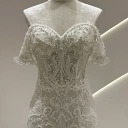 SL-9565 SuLi Customized Off the Shoulder Bride Mermaid Wedding Dress Lace Beading Bridal Gown