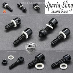 Sparta Sling Swivels Column Base Blue Steel Screw