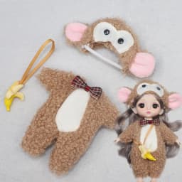 New Clothes For Dolls 16 cm 15cm Bjd Clothes Hat Short Sweater Skirt For Mini Doll 1/8 1/12 6inch Hoodie Dress Up Boys and Girls